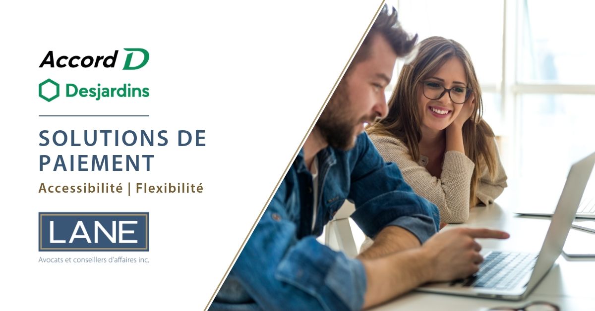 Notre firme offre désormais les solutions de paiement Accord D de